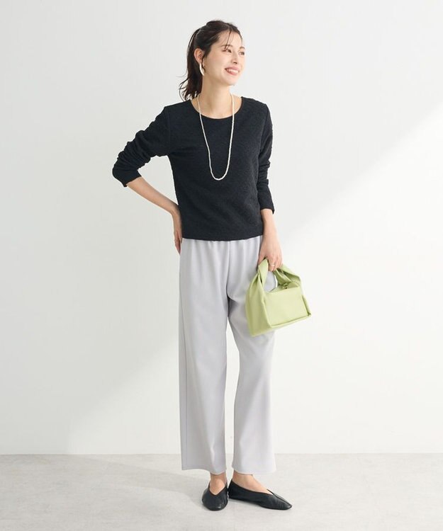 Green Parks カラーイージーパンツ Light Gray