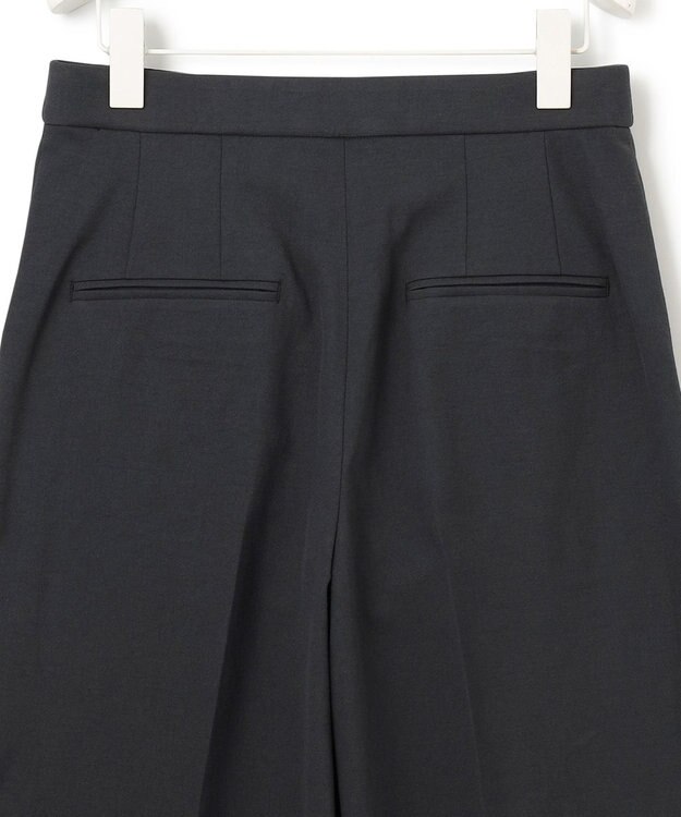 ICB L 【UVカット・吸水速乾・接触冷感・洗える】シェルタリングドライオックス ワイドパンツ ブラック系