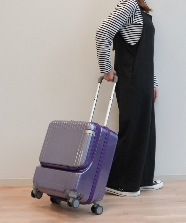 ACE BAGS & LUGGAGE ace. エース パリセイド3-Z 06912 スーツケース ジッパータイプ 37リットル パープルカーボン