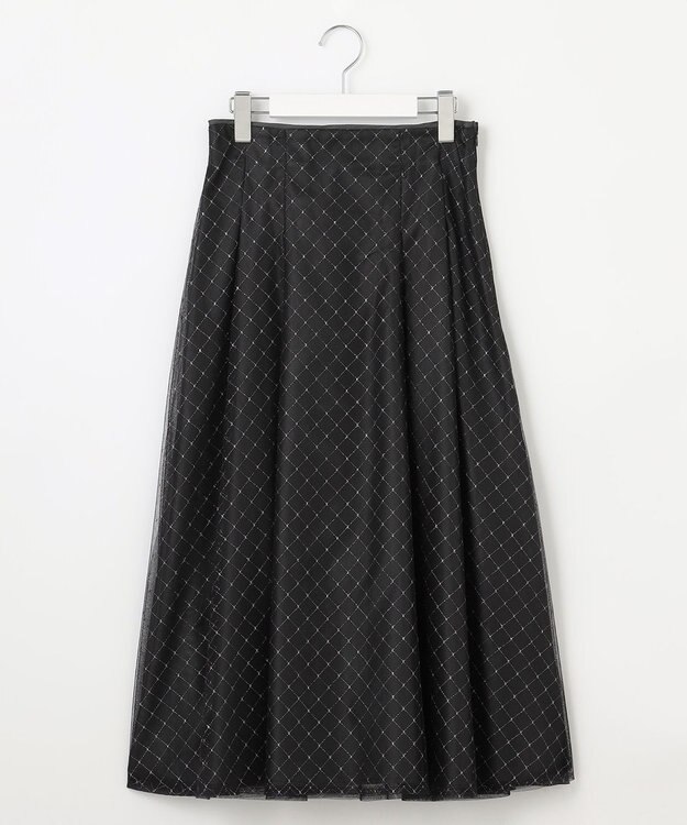 Feroux ダイヤチュール スカート グレー系