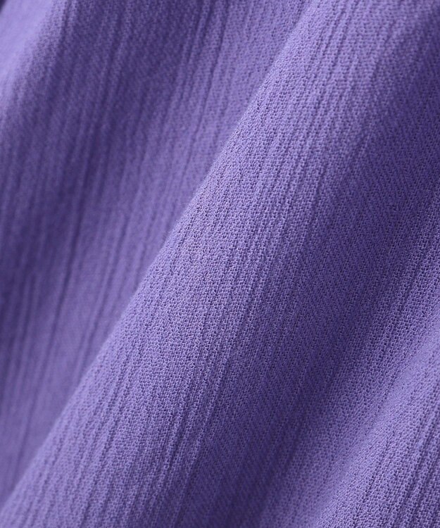 Green Parks ハシゴレースレーヨンクレープチュニック Purple