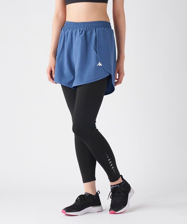 OP／FILA 【Kappa】パンツドッキングレギンス ブルー