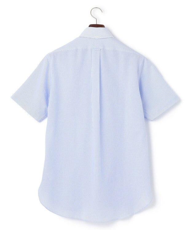 J.PRESS MEN 【新素材 / 高通気性 / 軽量 / イージーケア / 撥水】【BEAT HEAT SYSTEM】半袖シャツ / B.D. サックスブルー系1