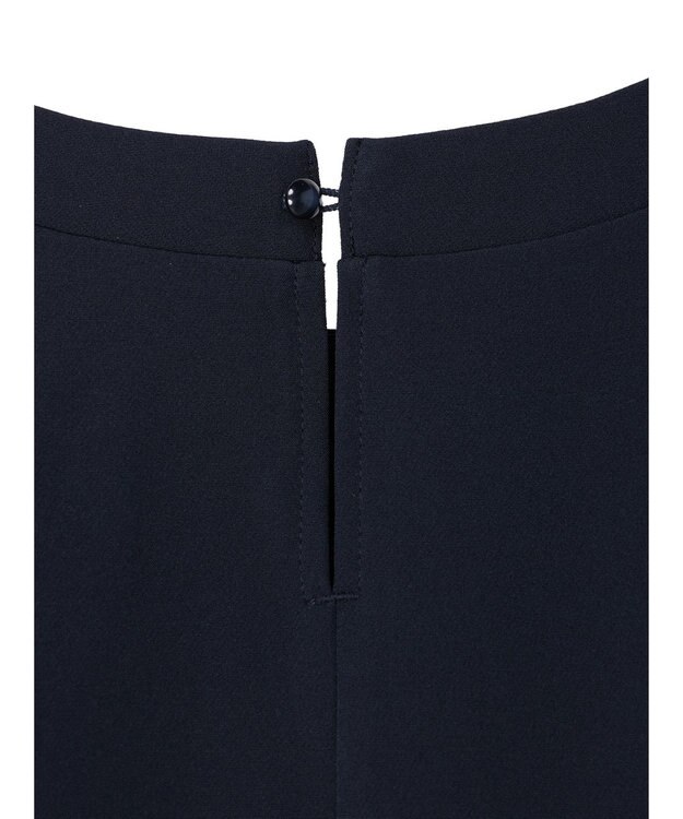 Green Parks 洗える袖レースワンピース Navy