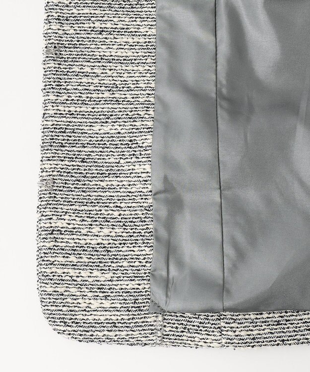 ANY MIXスラブツイード ジャケット アイボリー系