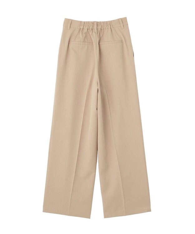 Green Parks アシメウエストタックパンツ Beige