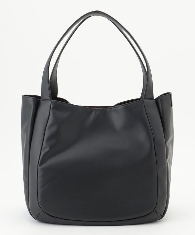 Y'SACCS カウレザー　3層構造すっきりトートバッグ ブラック