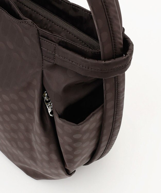 Y'SACCS 【ドットジャカード】トラベルショルダーリュック mini チョコ