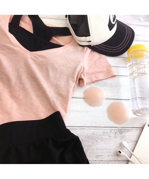 BRADELIS New York 【NuBra / バストトップ用】ヌーブラX・ニップルカバー 擦れ防止 繰り返し使用可能 ヌード