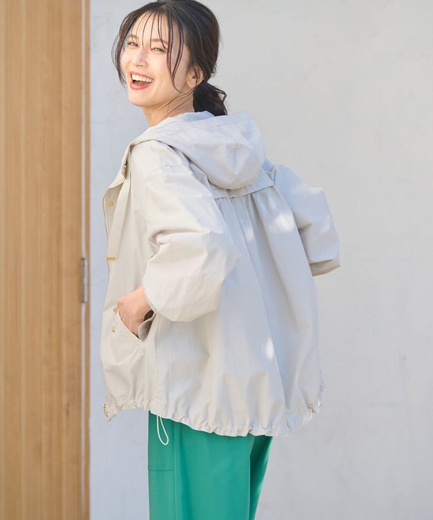 ANY 【手洗い可能・UVケア】ライト撥水マウンテンパーカー エクリュ