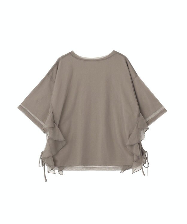 Green Parks ＳＥＴ２点チュール＋半袖ＴＥＥ Charcoal Gray