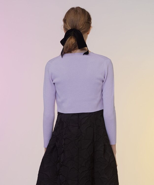 TOCCA 【洗える！】CASHEMERE ボレロ ライラック系