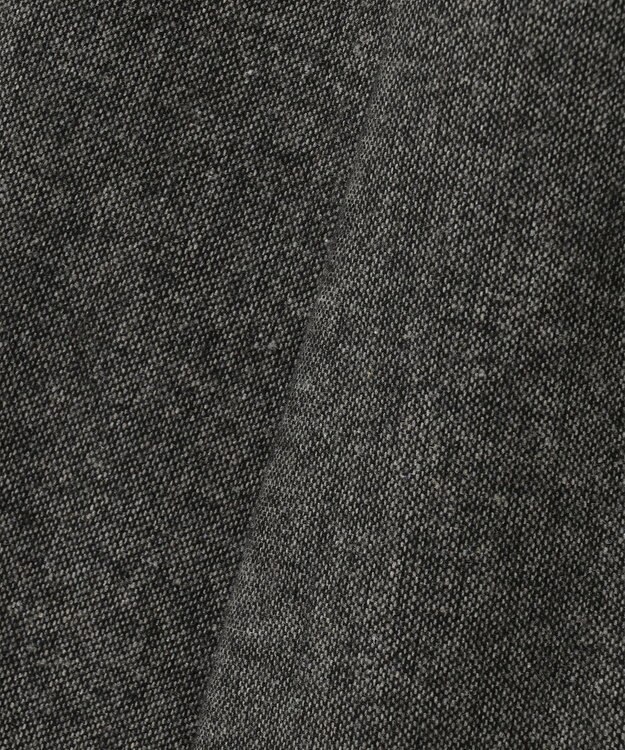 ANY SIS ホームスパンワイドクロップド パンツ チャコールグレー