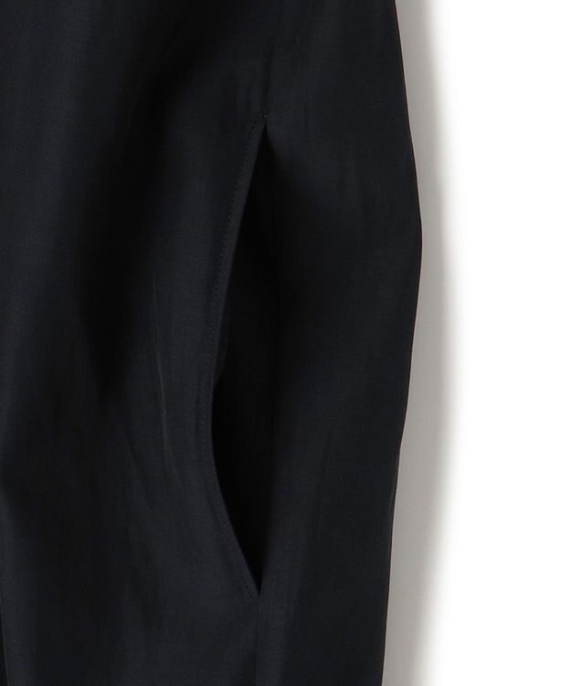 ICB 【WEB限定・洗える】 バンドカラーワンピース ブラック系