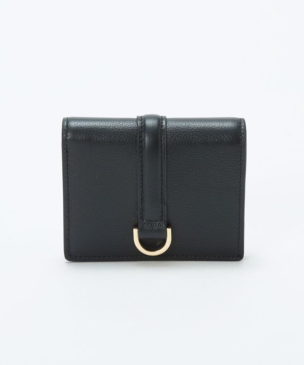 TOPKAPI 【TREASURE TOPKAPI】ソフトレザー ベルトデザイン 二つ折り財布 ブラック