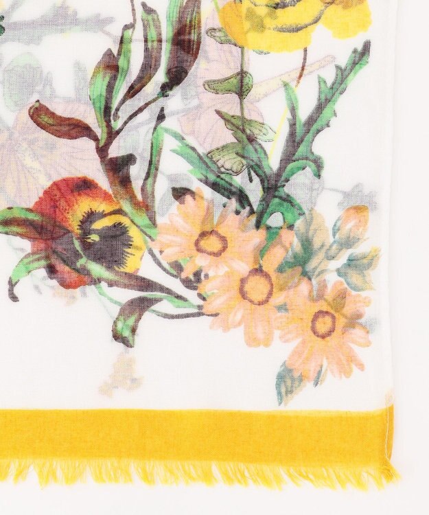 J.PRESS YORK STREET 【WOMEN】フラワーストール イエロー系5