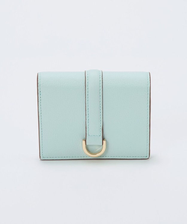 TOPKAPI 【TREASURE TOPKAPI】ソフトレザー ベルトデザイン 二つ折り財布 ペールブルー