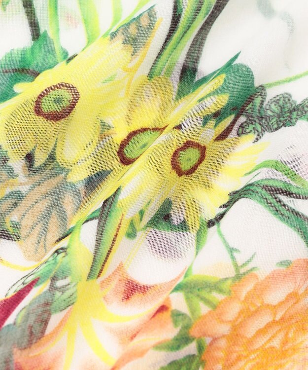 J.PRESS YORK STREET 【WOMEN】フラワーストール イエロー系5