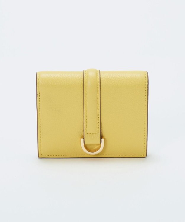 TOPKAPI 【TREASURE TOPKAPI】ソフトレザー ベルトデザイン 二つ折り財布 イエロー