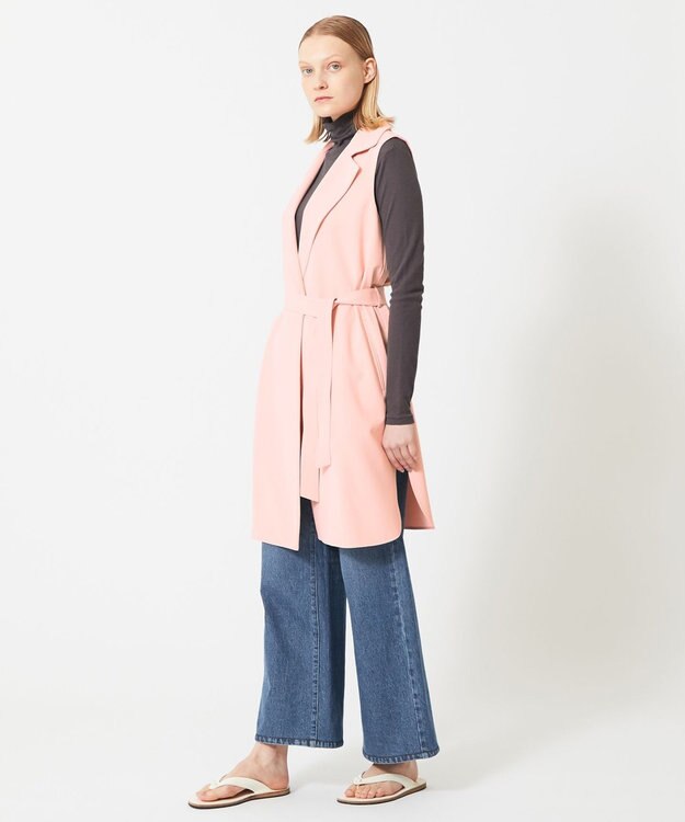 BEIGE， 【WEB限定・S-size】ENCALYPTNS / ロングジレ Nude