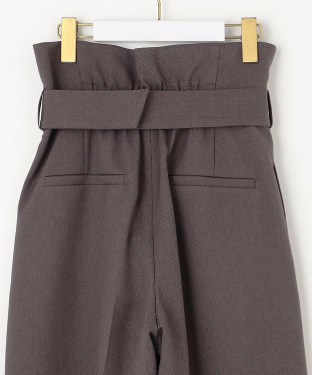 ANY SIS 【BAILA12月号掲載・貴島明日香さんコラボ】ハイカットリターン ワイドパンツ モカグレー