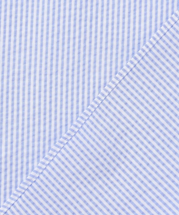 J.PRESS MEN 【新素材 / 高通気性 / 軽量 / イージーケア / 撥水】【BEAT HEAT SYSTEM】半袖シャツ / B.D. サックスブルー系1