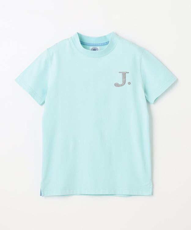 J.PRESS KIDS 【110-130cm】J.エンブロイダリーバックプリント Ｔシャツ サックスブルー系