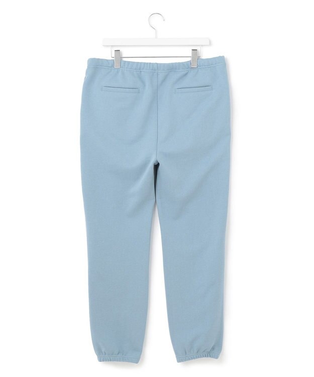 J.PRESS YORK STREET 【UNISEX】裏毛ロゴ刺繍スウェットパンツ ブルー系