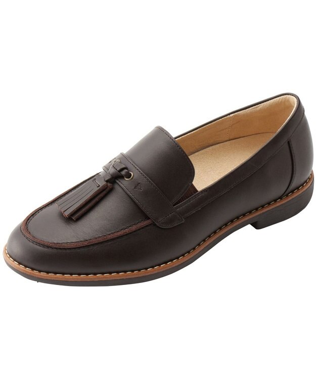 ASICS WALKING ペダラ レディース 2.0cm ヒール ブラウン系