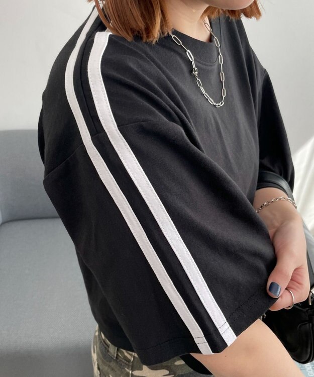 WEGO 2ラインショートT ブラック