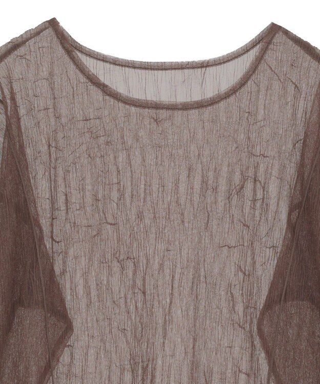 Green Parks シアークラッシュプルオーバー Brown