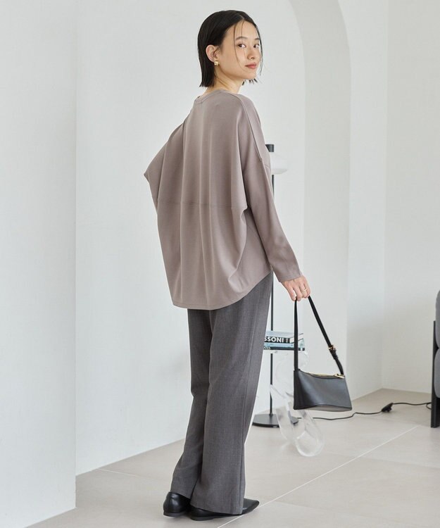 AMERICAN HOLIC コクーンポンチプルオーバー Gray Beige