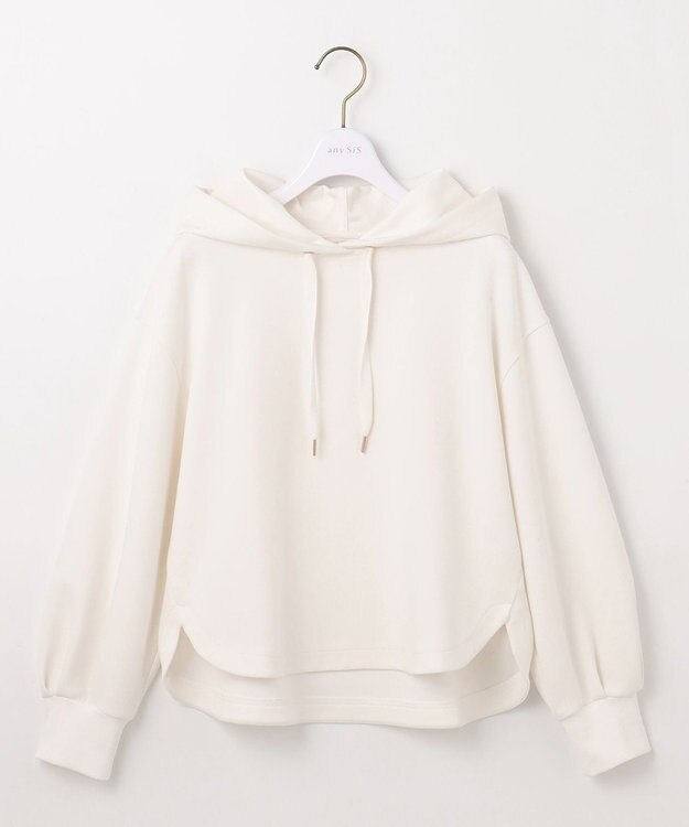 ANY SIS 【2SET】パーカー×マーブルプリントスカート セットアップ アイボリー系