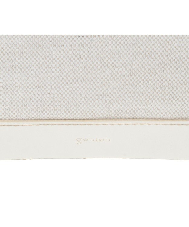 genten タペストリーカットワーク 2wayショルダーバッグ アイボリー