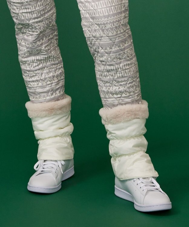 23区GOLF ショート丈が初登場！【WOMMEN】【撥水】ショート レッグウォーマー ホワイト系