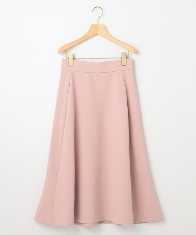 組曲 【KUMIKYOKU NAVY】コンフォータブルドレープ フレアスカート シャンパンピンク系