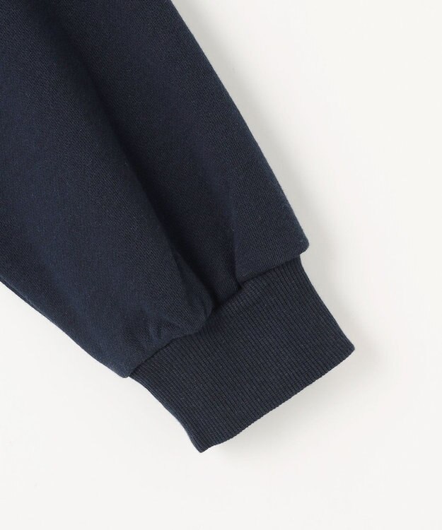 組曲 KIDS 【150-160㎝】ラウンドカラージップアップパーカー ネイビー