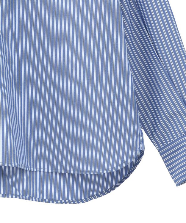 CRAFT STANDARD BOUTIQUE レギュラーカラーオーバーサイズシャツ Blue