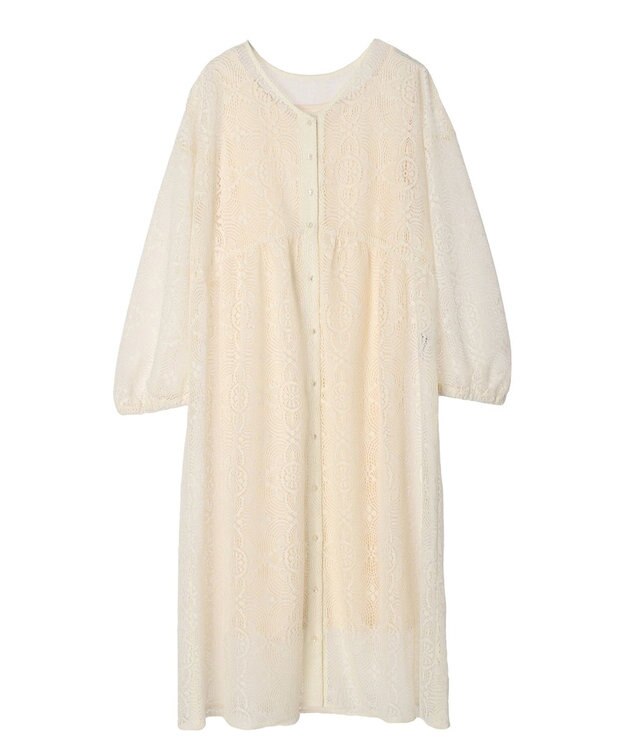 Green Parks ＳＥＴ２点レースワンピース×インナー Ecru