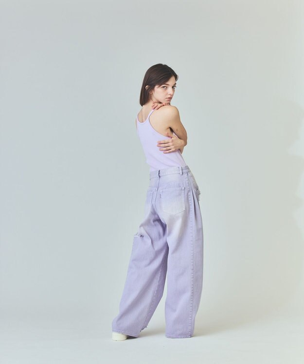 GRACE CONTINENTAL アメスリニットキャミ ラベンダー