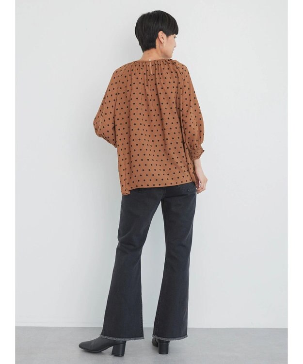 AMERICAN HOLIC マチ付きフレアデニム Black