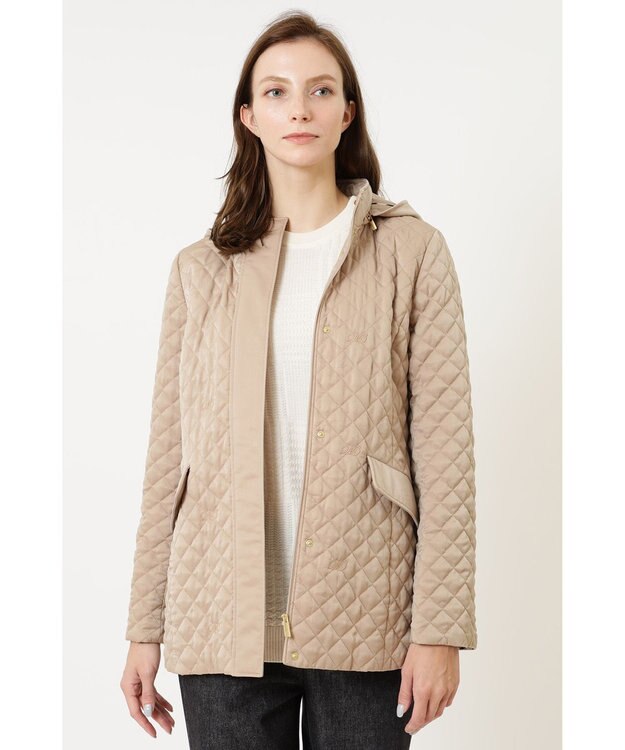 DAKS 2WAYキルトジャケット ベージュ