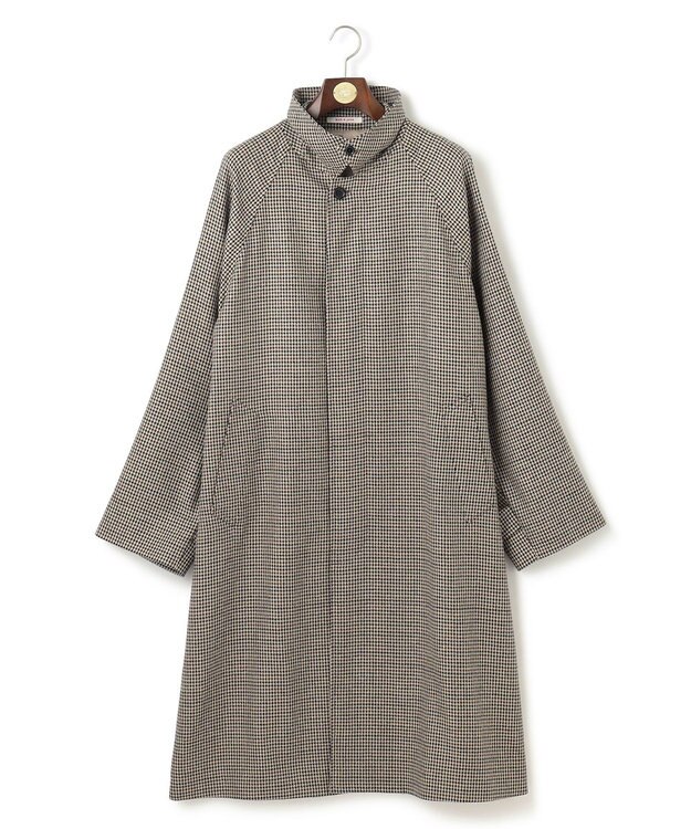 J.PRESS MEN 【J.PRESS ORIGINALS】 SILK TWEED BELTED BALMACAAN COAT / JAPAN MADE ベージュ系3