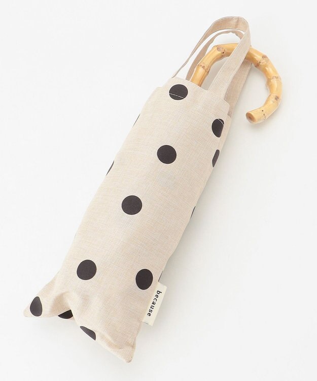 ANY 【晴雨兼用】ドットパラソル アイボリー