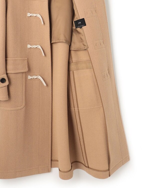 23区 ヘリンボーン ダッフルコート キャメル系