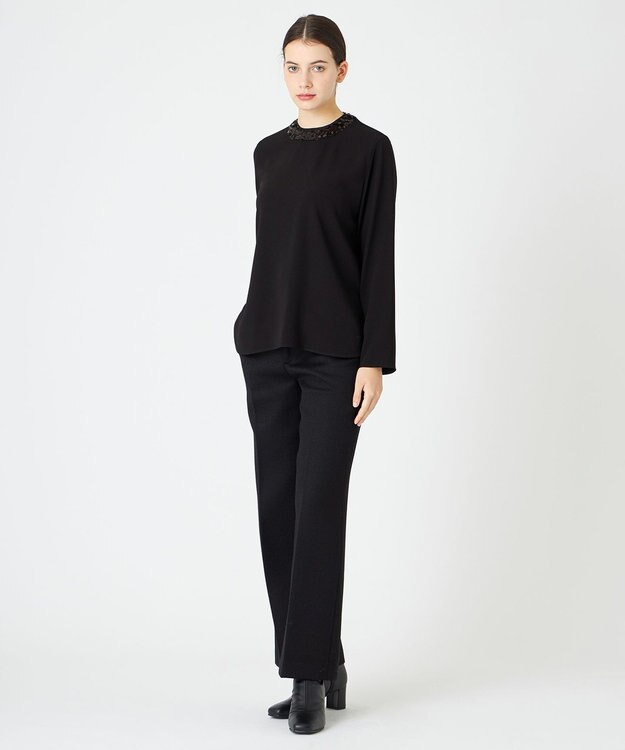 BEIGE， TOURNELLES / ストレートパンツ Black