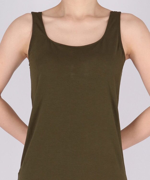 WACOAL カップ付きインナー 【ハグするブラトップ】 肌にとけこむフィット感 バストの立体感をキープ 洗濯機洗い(ネット使用)可能 レディース CLB759 /ワコール オリーブ