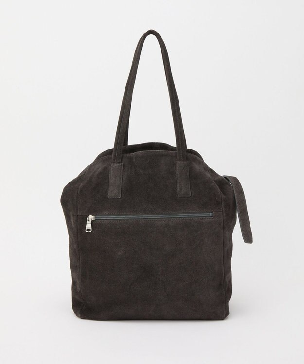 russet ステンシルデザインスエード2WAYトートバッグ(CE-1639) Gray