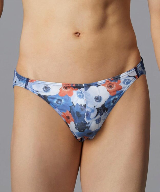 WACOAL MEN ブリーフ 【ハナコトバパンツ】 フロント立体設計 誕生日 記念日 前閉じ 下着 メンズ GF2221 /ブロス バイ ワコールメン ブルー