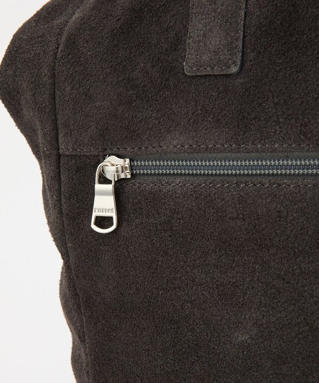 russet ステンシルデザインスエード2WAYトートバッグ(CE-1639) Gray